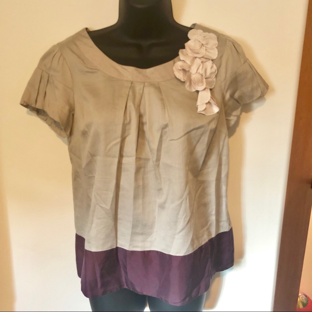 Vintage chic cherry blossom blouse